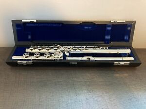 Solid Silver Open Hole Muramatsu Flute, Model Ex III, Off-Set G, B-foot