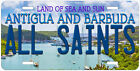 All Saints Antigua and Barbuda Novelty Car License Plate