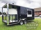 NEW 2024 8.5X20 ENCLOSED WOOD FIRED BRICK PIZZA OVEN CONCESSION KITCHEN TRAILER
