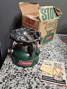 1977 Coleman 502-700 Sportster Camp Stove Single Burner w/ Box Papers