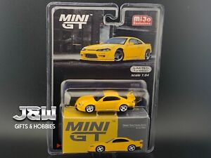 Mini GT Nissan Silvia S15 Rocket Bunny Bronze Yellow MGT00643 1/64