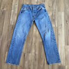 Vintage Levis 501 Denim Jeans Size 33x32 (30x30 True)  Medium Wash