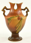Roseville Pottery Pine Cone Double-Handled Vase, Shape 848-10