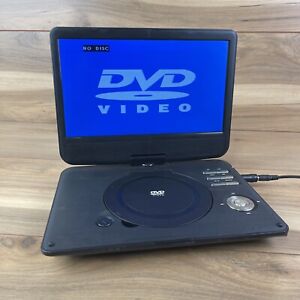 10” Swivel Screen Portable DVD Player ONA17AV042 No Power Cord Tested No Remote