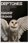 DEFTONES DIAMOND EYES  Promotional Release Poster 2010. Street Team Official X
