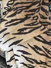 Ralph Lauren Queen  Flat Sheet BECKETT Tiger Print NEEDS REPAIR