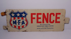 Rare Old Vintage 1960s VINTAGE MFA SIGN FENCE SIGN DOUBLE SIDED ADVERTISING SIGN