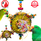 New ListingBonka Bird Toys 2648 Big Wheel Large Chew Shred Forage Parrot Cage Toy