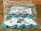 NEW Roller Derby RD Falcon GTX Roller Blades Speed Rated Bearing pink teal