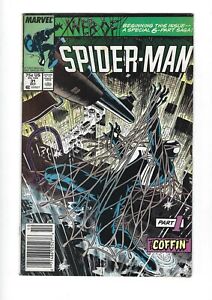 Web of Spider-Man #31 (1987) Marvel Kraven's Last Hunt Pt. 1 Sony MCU  Newsstand