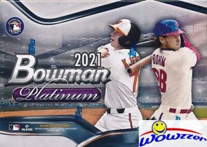 2021 Bowman Platinum Baseball EXCLUSIVE Sealed Blaster Box-ICE FOIL PARALLELS