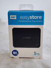 WD Easystore 5TB External USB 3.0 Portable Hard Drive - New in Sealed Box