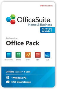 OfficeSuite Home & Business 2021 | Lifetime License | Compatible with Word, Etc.