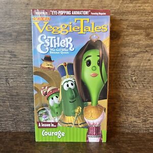 VeggieTales Esther: The Girl Who Became Queen (VHS 2000) Lesson In COURAGE NEW