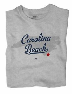 Carolina Beach North Carolina NC T-Shirt MAP