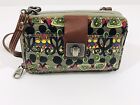 Sakroots Brown Peace Convertible Crossbody Smartphone Wallet Multi Color