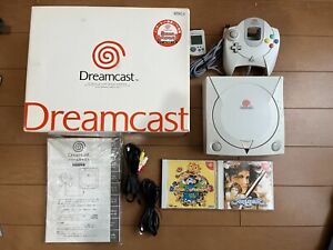 SEGA DreamCast Console (HKT-3000) & Controller with game and BOX,Manual