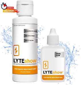 Lyteshow Electrolyte Drops Sugar-Free for Hydration and Immune Support - 40 Serv