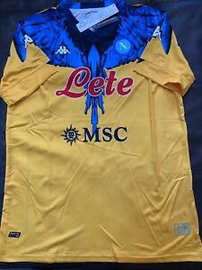 Kappa ITALY Serie A SSC NAPOLI Men's JERSEY Sz SMALL New with tags
