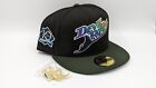 New Era 59Fifty Tampa Bay Devil Rays 10 Seasons Patch Fitted Hat 7 3/8 Black