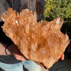 7.16LB Natural Citrine cluster mineral specimen quartz crystal healing