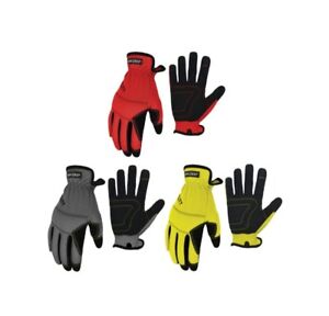 (3 Pack) New Firm Grip LARGE Utility Work Gloves