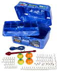 Flambeau Outdoors, Big Mouth Tackle Box 89 Piece Tackle Box Kit, Plastic