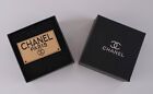 CHANEL Vintage Brooch Logo Plate Coco Mark CC Accessories Gold