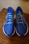 Men's NIKE Flyknit ZOOMX Blue & Orange Lightweight Athletic Running Sneakers 10