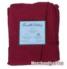 FRENCH LAUNDRY HOME BURGUNDY RED FLORAL KING COVERLET  108x98  COTTON/LINEN NEW!