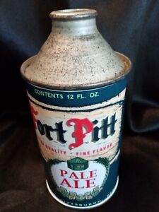 New ListingReplica Repainted Fort Pitt Pale Ale Cone Top Beer Can Brewing Pennsylvania
