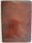 Scully - Bourbon Colored Leather Ruled Journal. unused. 8x6