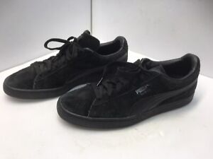 Puma Mens Suede Classic Plus 356328 01 Black Casual Shoes Sneakers US Size 8