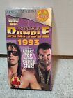 WWF Royal Rumble 1993 VHS OOP Ex Rental Coliseum Video Bret Hart Razor Ramon