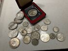 Lot Of Foreign Silver Coins! 10% - 72% Mexico Canada Australia