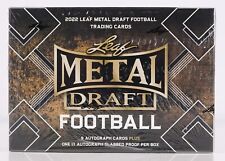 2022 Leaf Metal Draft Football Jumbo Factory Sealed Box