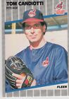 1989 Fleer Baseball Cleveland Indians Team Set
