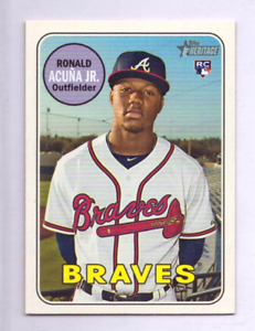 2018 Topps Heritage Ronald Acuna Jr RC #580 Braves