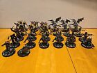 DnD Miniatures Lot Of 26 Various Skeletons, Wraith, Ghost, Zombie, Mage Knight