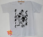 BIONIC COCK funny, novelty, offensive, rude T Shirt All Sizes