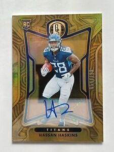 HASSAN HASKINS 2022 Panini Gold Standard Auto #70/199 RC Tennessee Titans - NM/M