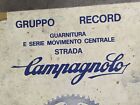 Vintage Campagnolo Super Record Engraved Road Bike Bicycle Crank set NICE 170mm