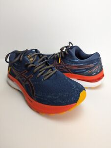 ASICS Gel-Kayano 29 Running Shoes Deep Ocean Blue Red 1011B470 Mens Size 8.5