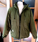 VTG 2000s Flylow Green Quilted Hooded Insulated Ski Winter Parka Jacket Mens SzM