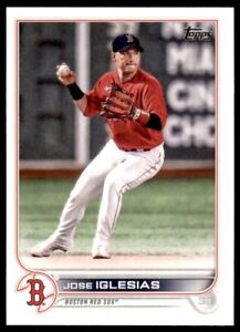 2022 Series 1 Base #15 Jose Iglesias - Boston Red Sox