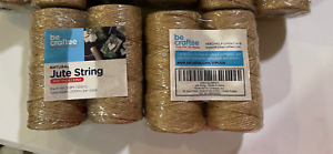 4 Rolls 328ft  Twine String for Crafts Natural Jute Rope String Thin Ribbon