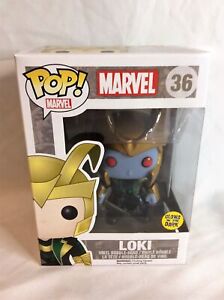 Funko POP! Marvel Frost Giant Loki #36 Vaulted Glows in the Dark GITD Fugitive
