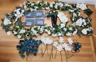 Misc LOT Wedding Party Flowers Bouquets Roses Ashland Garland Wreath Tablecloth!