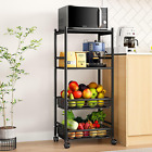 Microwave Stand Kitchen Bakers Rack Cart - Coffee Standing Microwave Shelf with