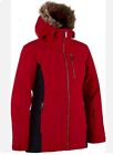 New Spyder Women's Crossover 3M Insulated Winter Ski Jacket Red W/ Hoodie